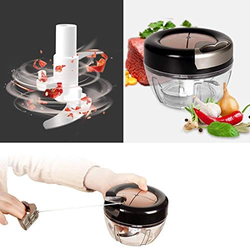 Safety Hand Chopper - 400ml 3 blades