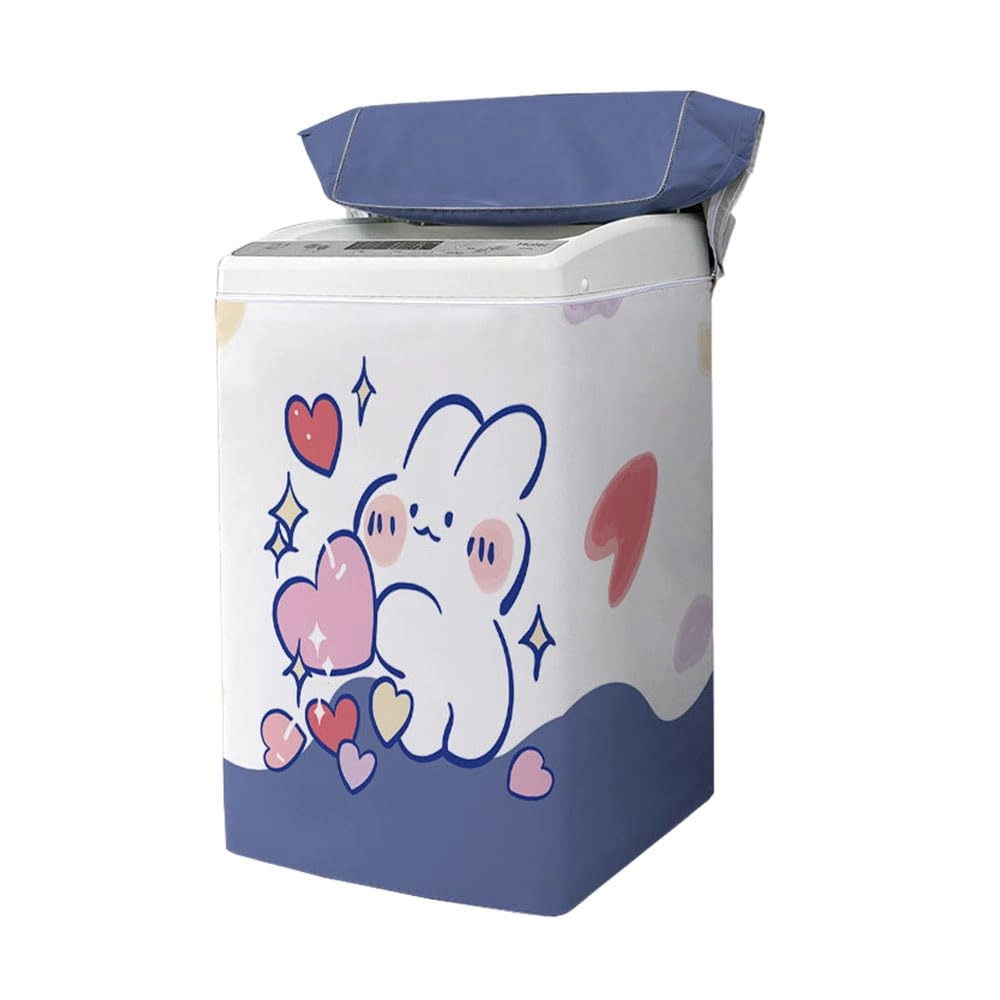 Washing Machine Cover - Top Loader Grey Geometry XXL