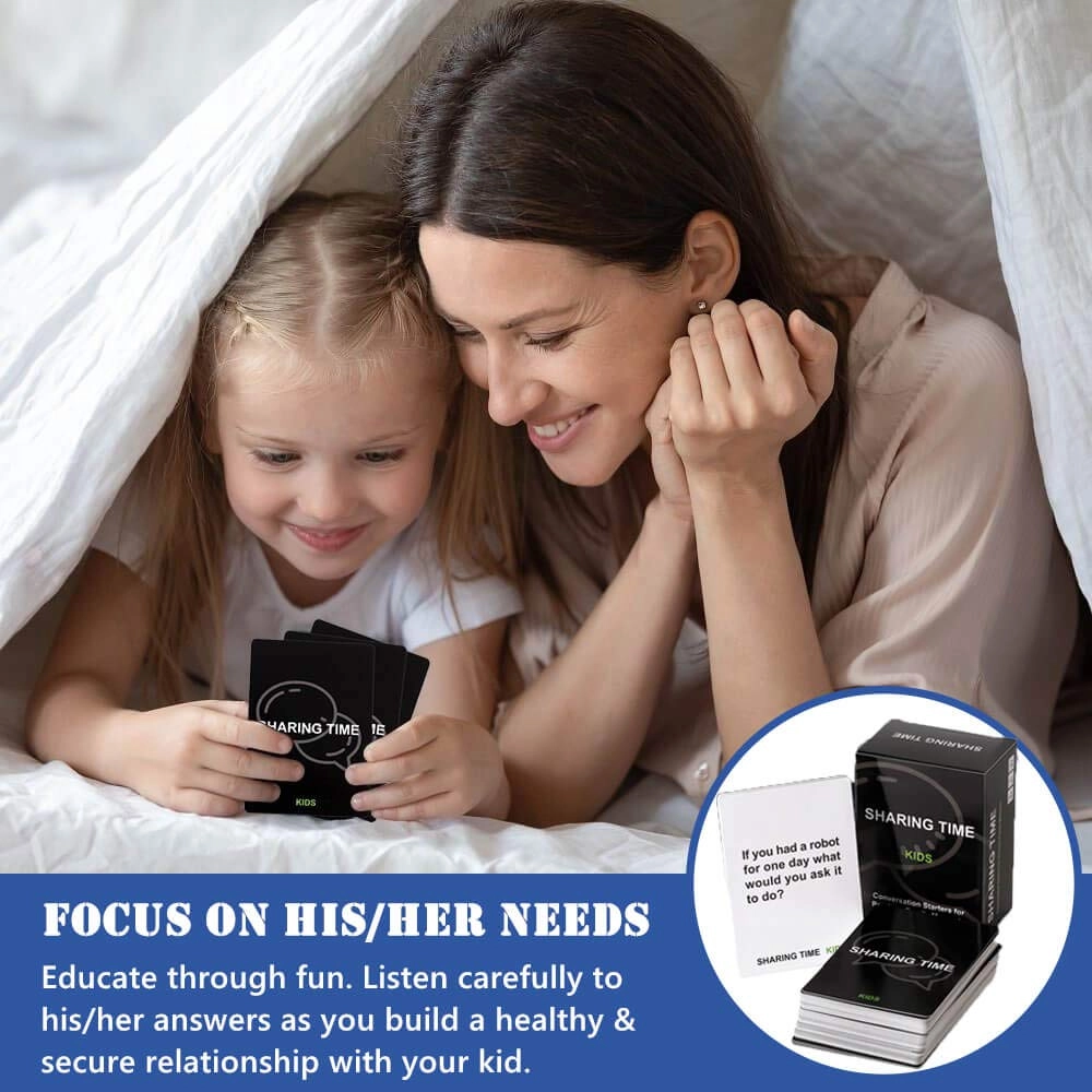 Family Games for Kids and Parents - Conversation Starters Card Game