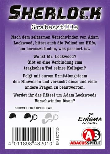 Sherlock Grave Silence - Card Game (German)