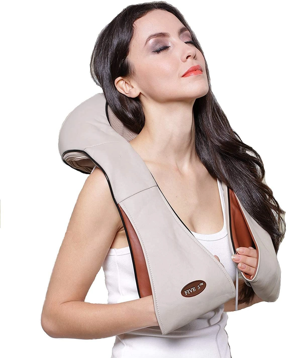 Electric Deep Tissue 3D Kneading Shiatsu Massager Pillow - With Heat