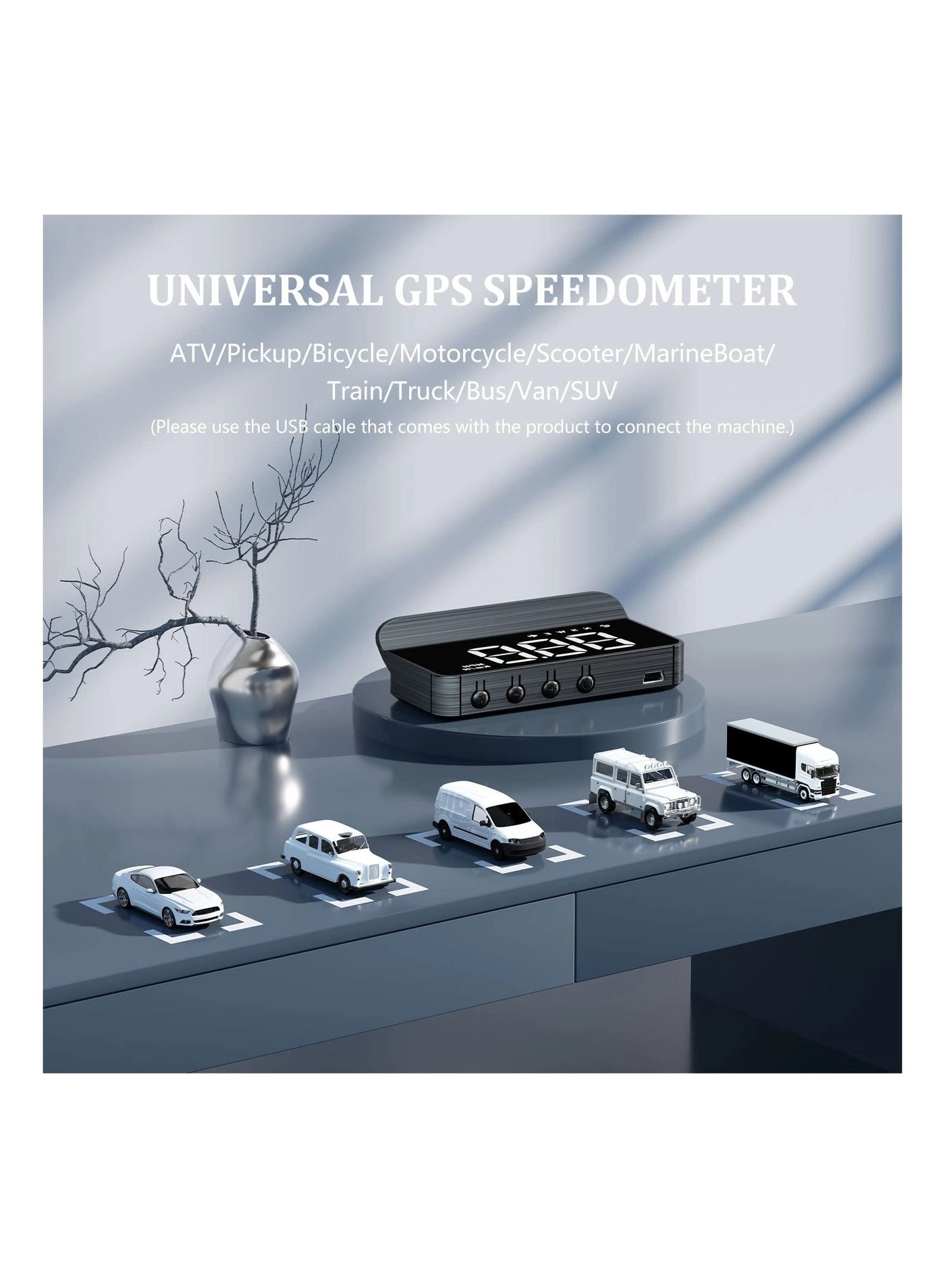 HUD Display - Vehicle Speedometer OBD II