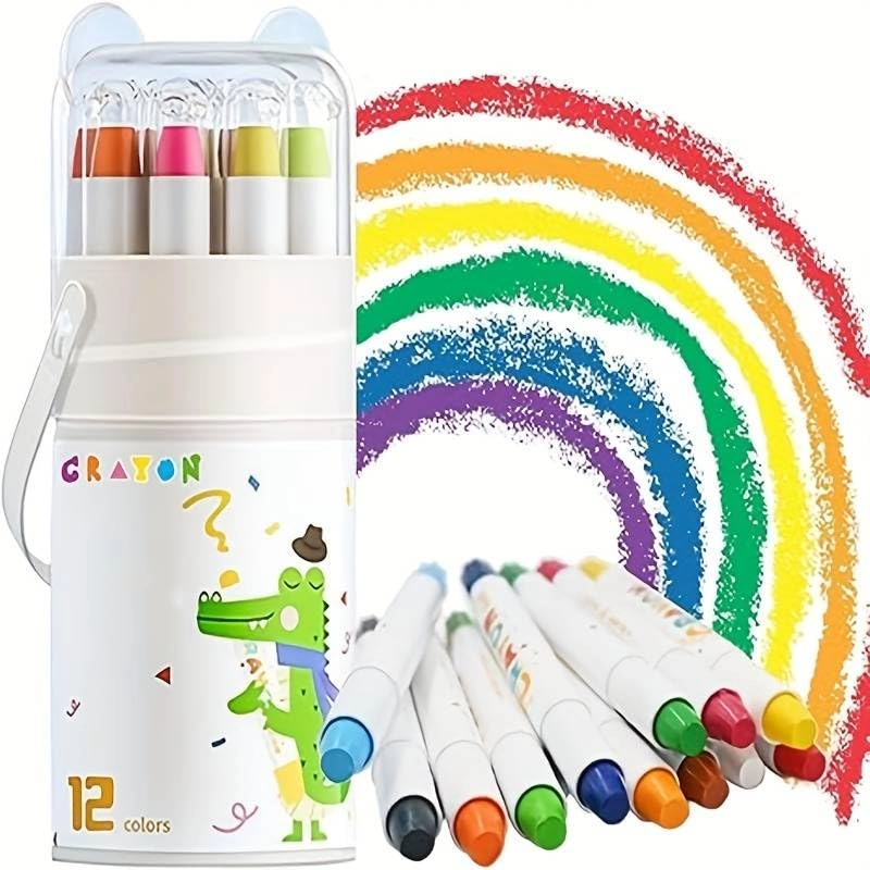 Amitasha Enterprises Crayons Colour Set - 12 pieces