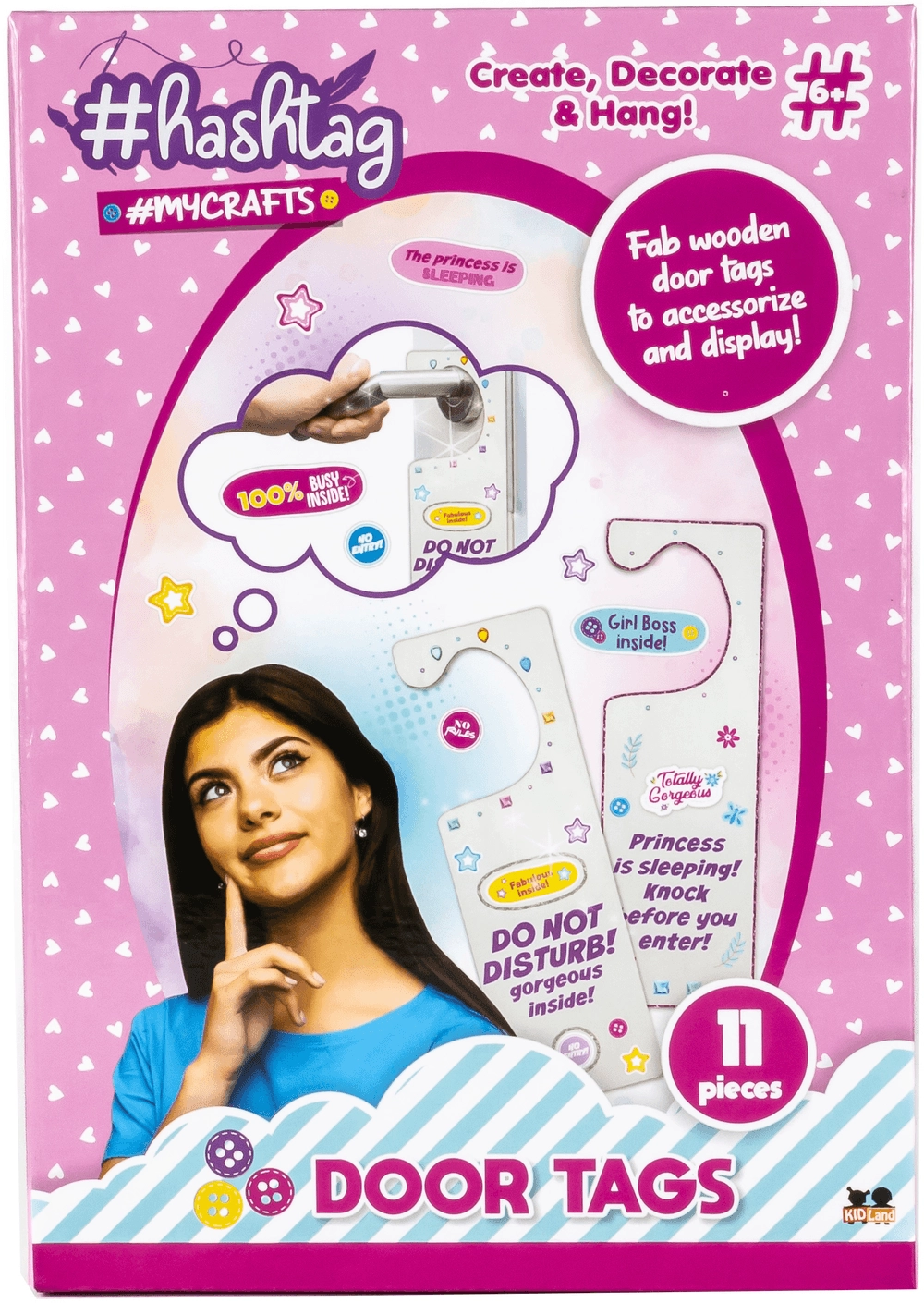 Hashtag My Crafts Door Tags DIY Kit Door Tags - 11 Pcs