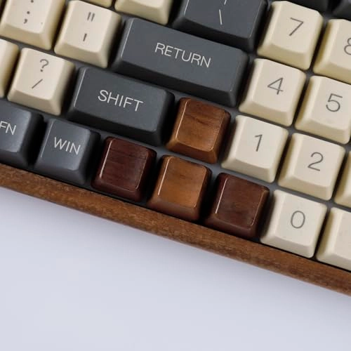 Wooden Keycap - Walnut Wood Arrow 4 Keys R1