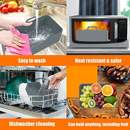 Air Fryer Accessories Set - Stainless Steel Silicone 6pcs/set