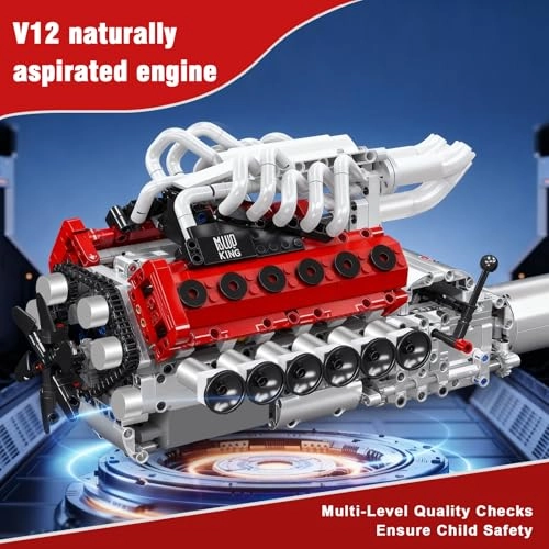 Engine Building Blocks (10210) - V12 Motor Model