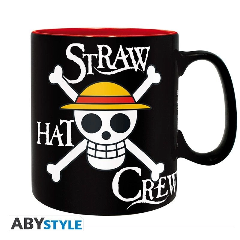 One Piece Luffy & Wanted Mug - 460 ml