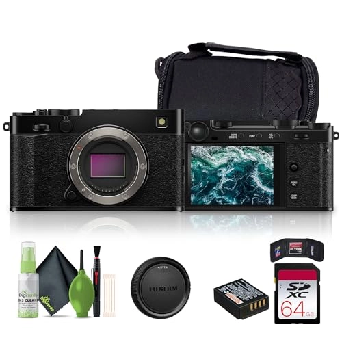 X-E5 + UHS-II SDXC Memory Card + Carrying Case + Cleaning Kit + Memory Card Wallet + USB Card Reader