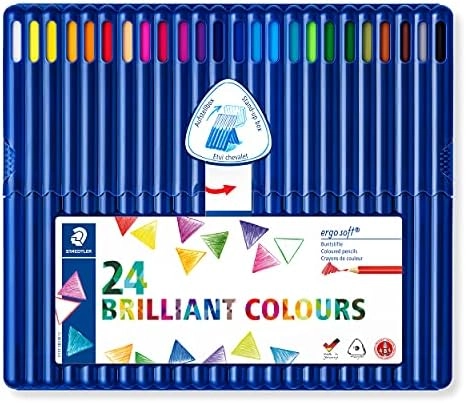 Staedtler Ergosoft Colored Pencils - 24 Colors