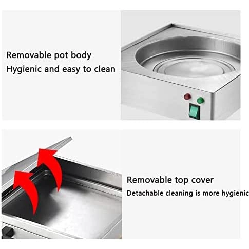 2 Layer Electric Vermicelli Roll Steamer - Stainless Steel Spare Drawer UK Plug