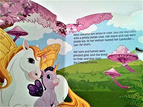Purple Unicorn Cardboard Book - 3 months+