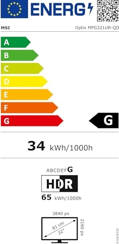MPG321URDE QD - 9S6-3DC07T-002 32 inch 3840 x 2160 pixels