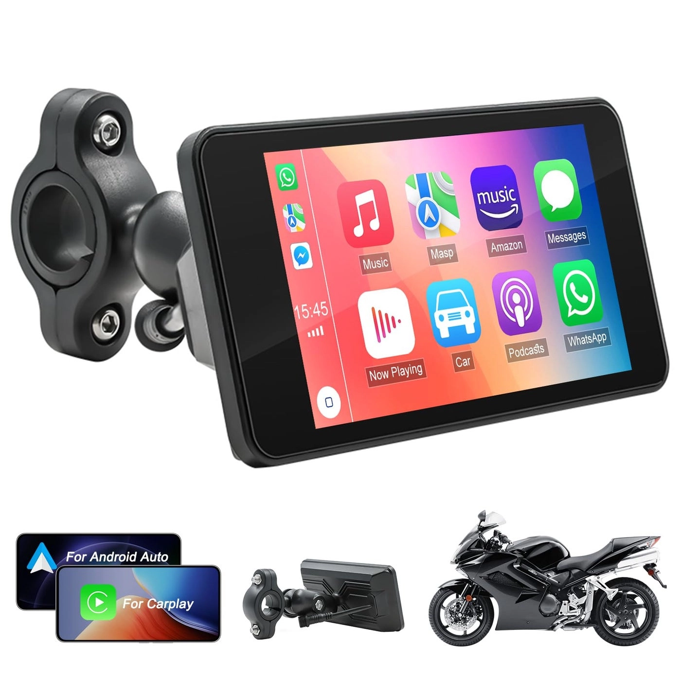 Motorcycle CarPlay Screen - 47 inch