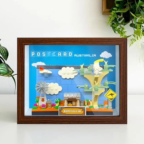 Hook Bracket for Model Display - Wall-Mountable White