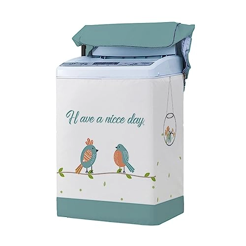 Washing Machine Cover - Top Loader M-53x90x55cm Two birds