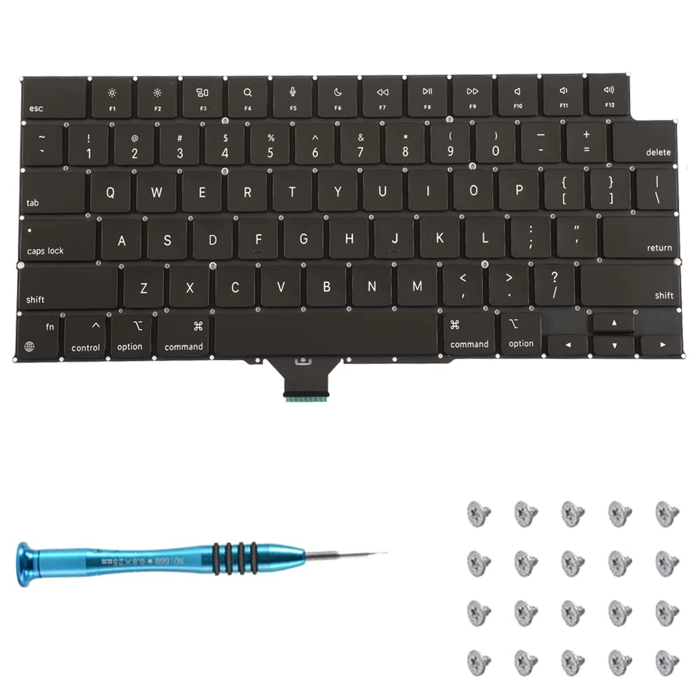 willhom Keyboard - US English + Screws - Installation + Screwdriver