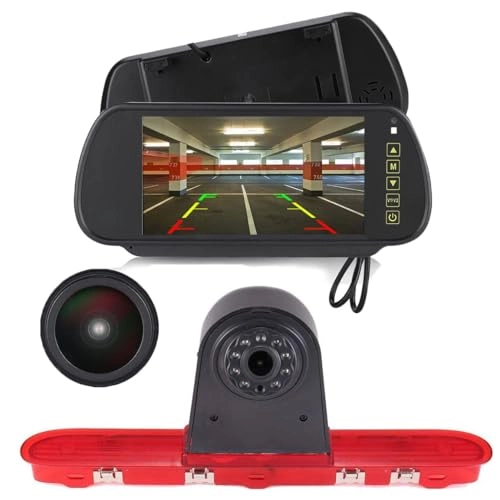 Third Roof Top Mount Brake Lamp Light Rear View Backup Camera - Night vision Wireless 628 x 586