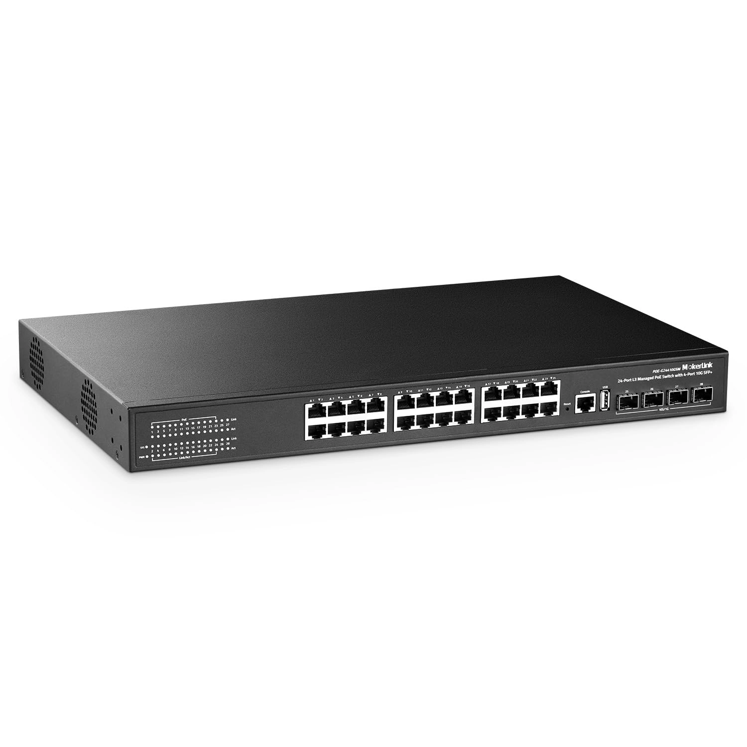 24G + 4x10G SFP(Managed) 28-Ports