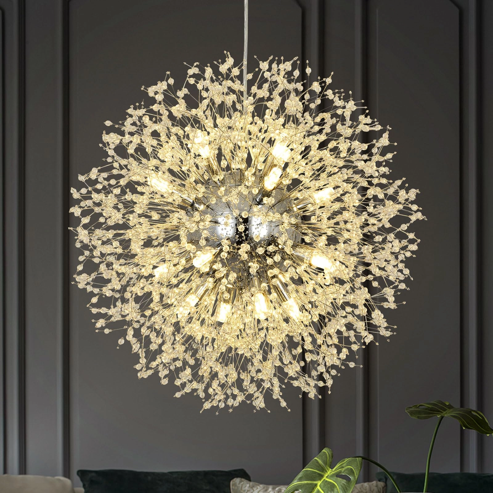 KUNYEEE Dandelion Modern Fireworks Chandelier - 55cm to 100cm