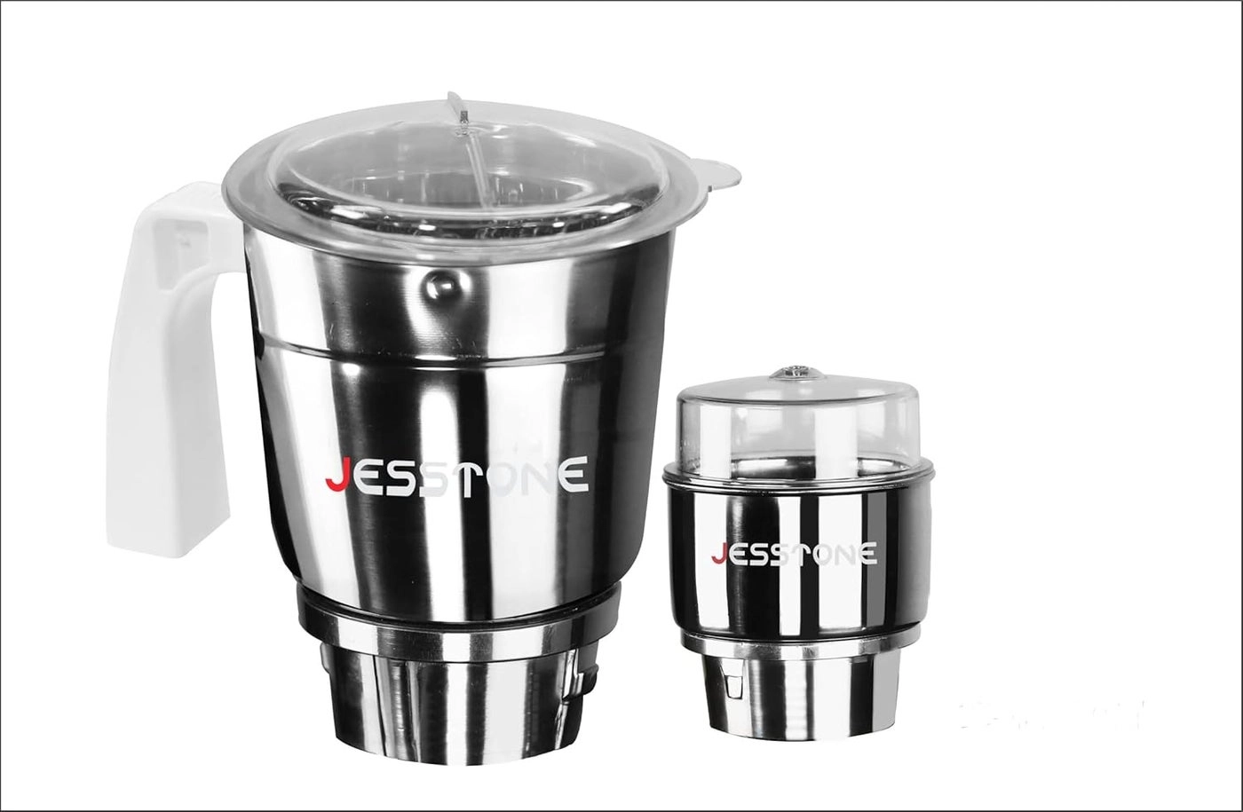 JESSTONE Mixer Jar - 1 Litre + Chutney Jar - 400 ML