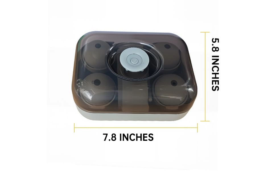 Electric Egg Spinner - 0.5 Liters 11.1 Watt-hours