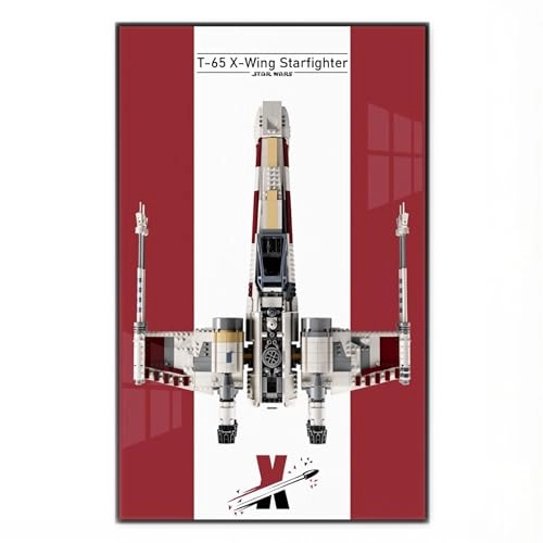 Display Wallboard for LEGO 75355 UCS X-Wing Fighter - 50X80cm