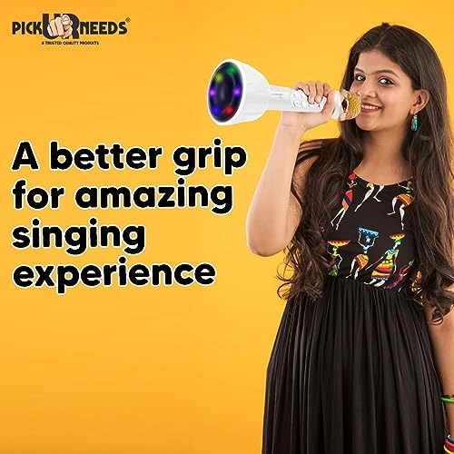 Karaoke Mic With Speaker with LED