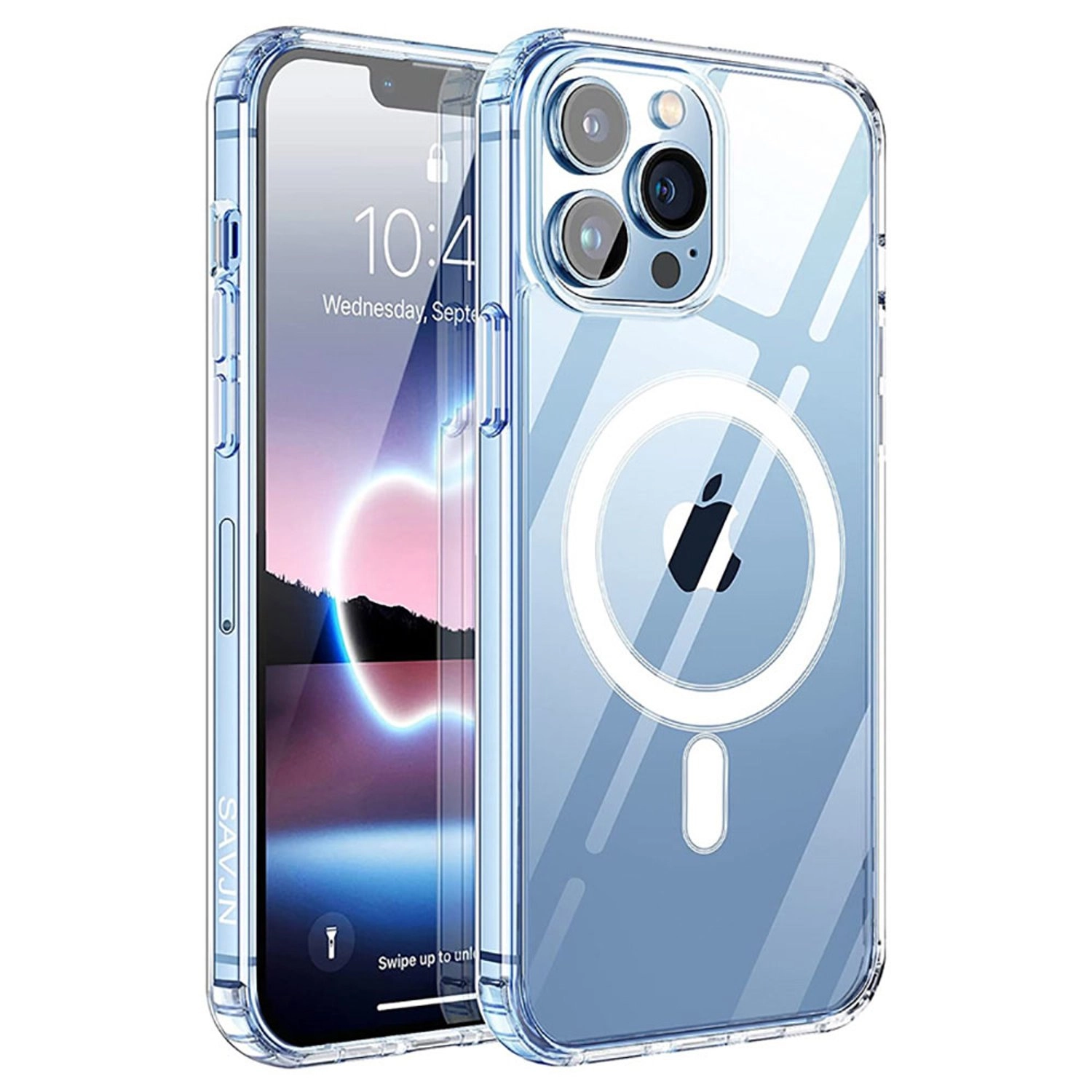 MaxGuard Clear Screen Protector + Back Protector for iPhone 15 Pro Max