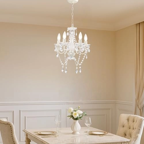 Small Crystal Chandelier - 4 Light 41cm