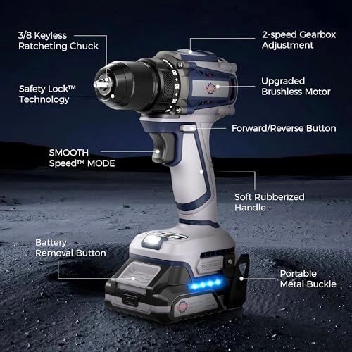 PRO Cordless Drill - 2 Amp Hours