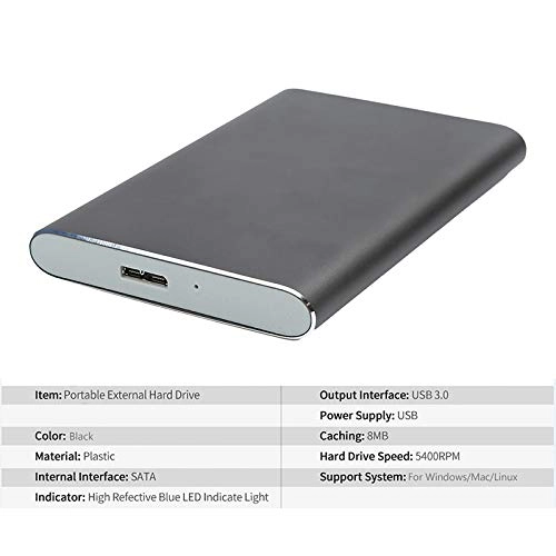 External Hard Drive - 4200 RPM 1TB 2.5Inch HDD