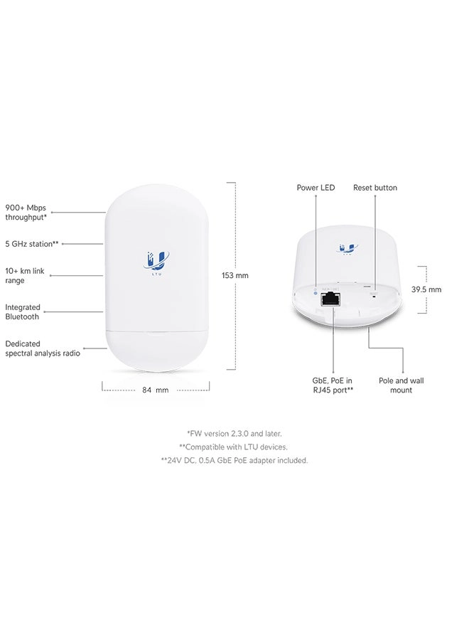 LTU LITE - 5 GHz 900+ Mbps