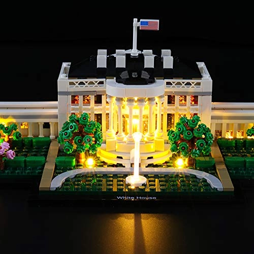 Led Lighting Kit for LEGO The White House 21054