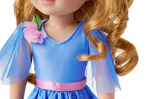WellieWishers Doll - 14.5-inch Princess in Bloom Outfit Ages 4+