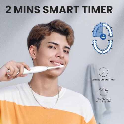 Flow - 180 Days Battery Life 5 Brushing Modes 38,000 strokes per minute
