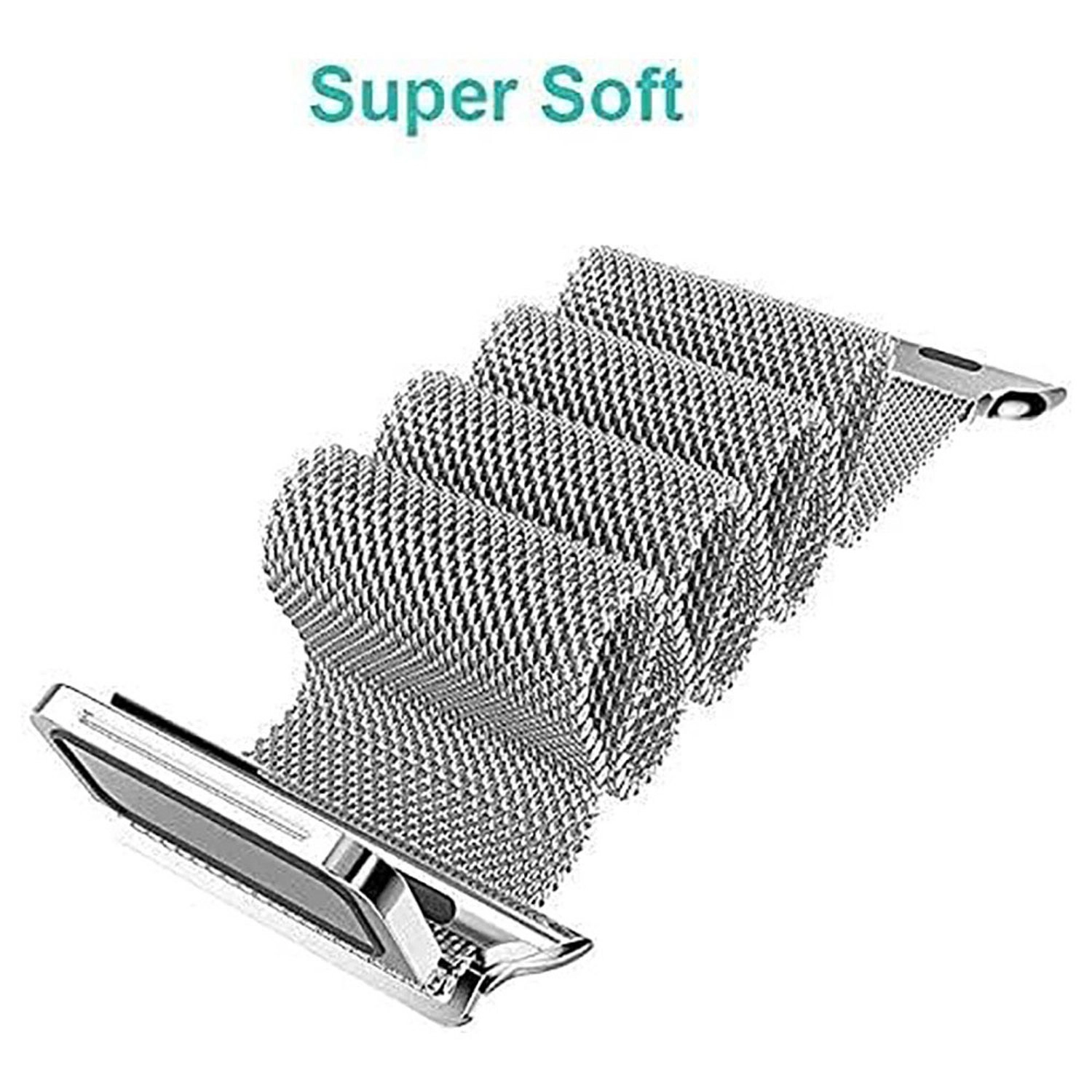 Milanese Loop Watch Band for Apple Watch - 38/40/41mm + Woven Loop Watch Band for Apple Watch - 38/40/41mm