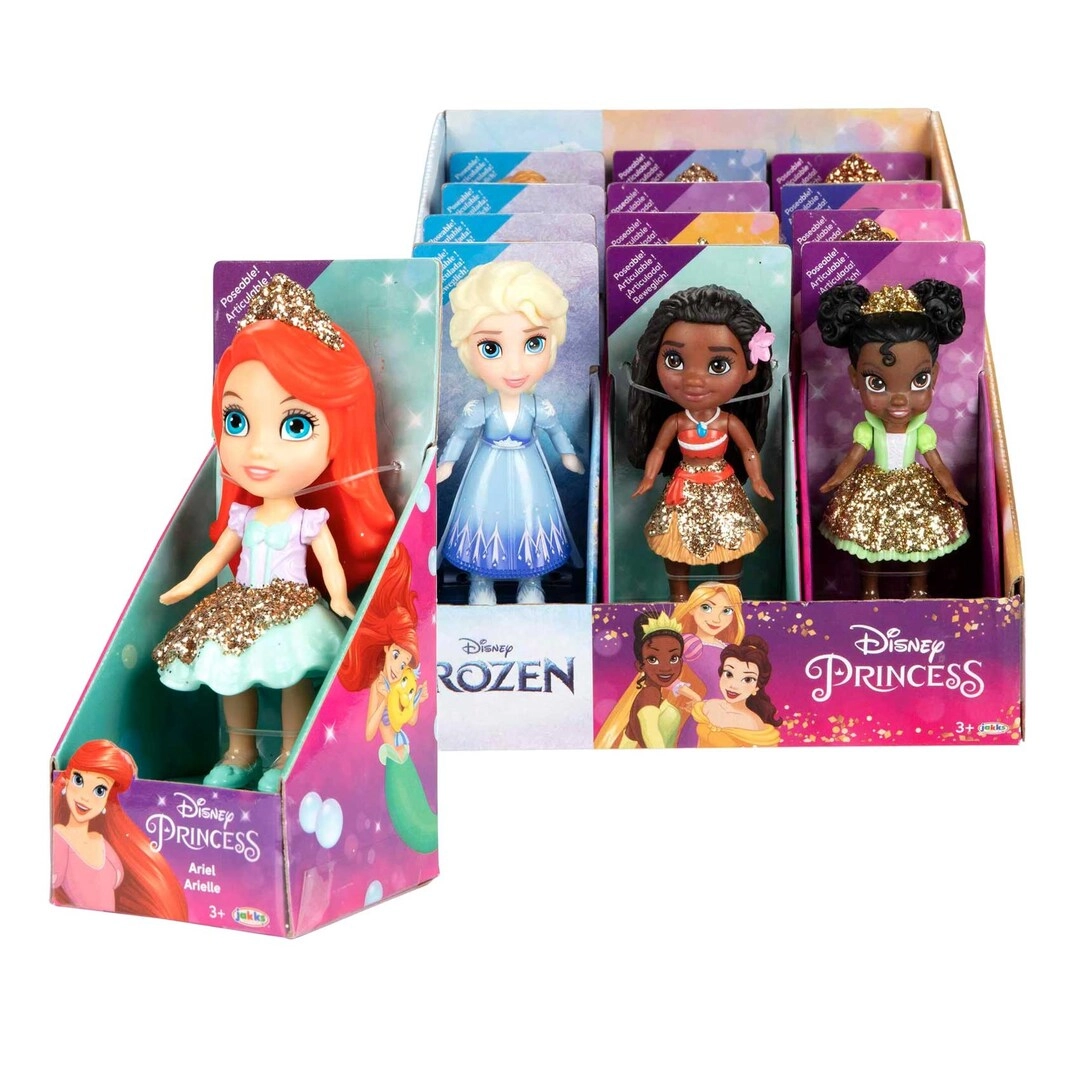 JAKKS Pacific Disney Princess Mini Poseable Doll - 3.5'' Ages 3+