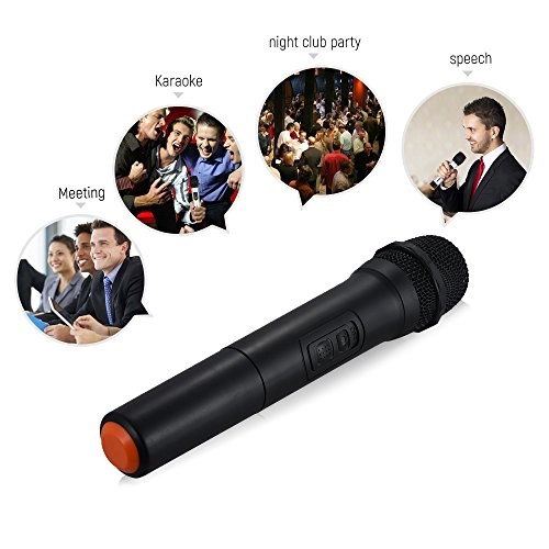 Handheld Wireless Microphone & Receiver System - 1 200-290MHz