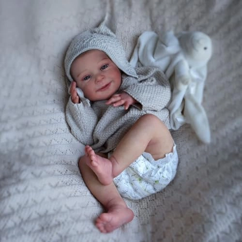 CHAREX Reborn Baby Doll - 18 Inch Handmade Soft Cloth Body Ages 3+ Gift Set