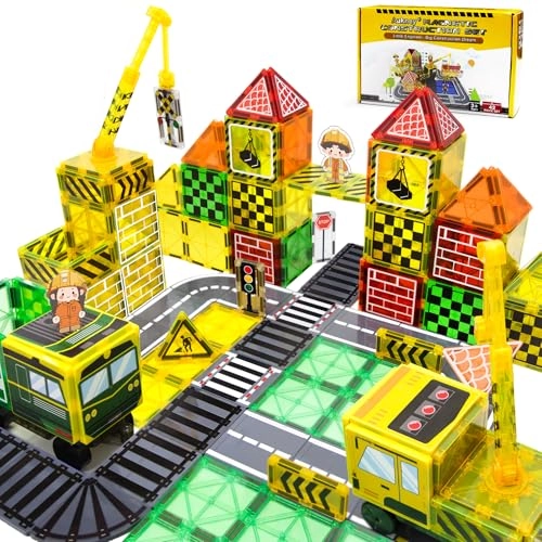 Magnetic Tile Building Set