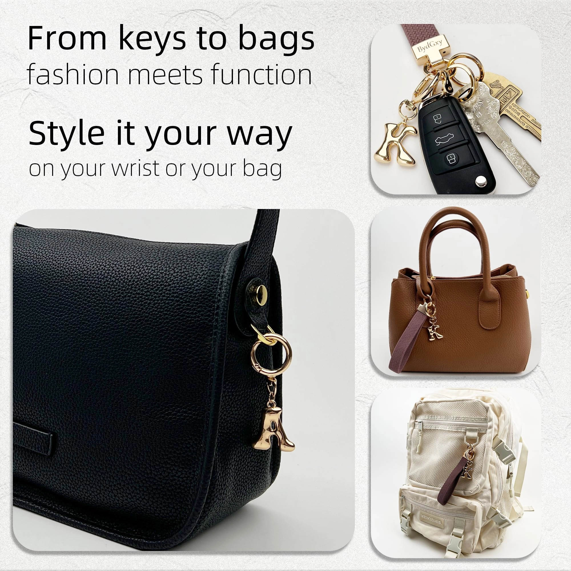 Initial Keychain - Letter