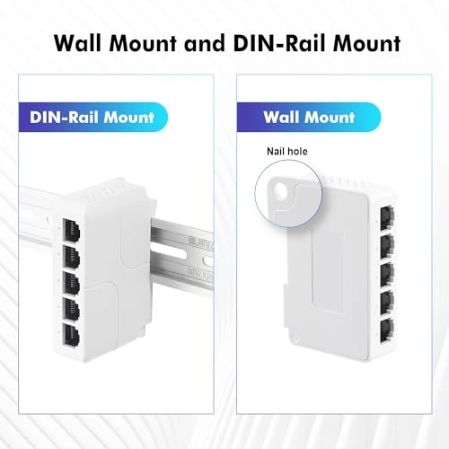 5 Port 100M - 44-57 Vdc 90W/60W/30W 4 PoE Out IEEE 802.3 af/at/bt 10/100Mbps 90W