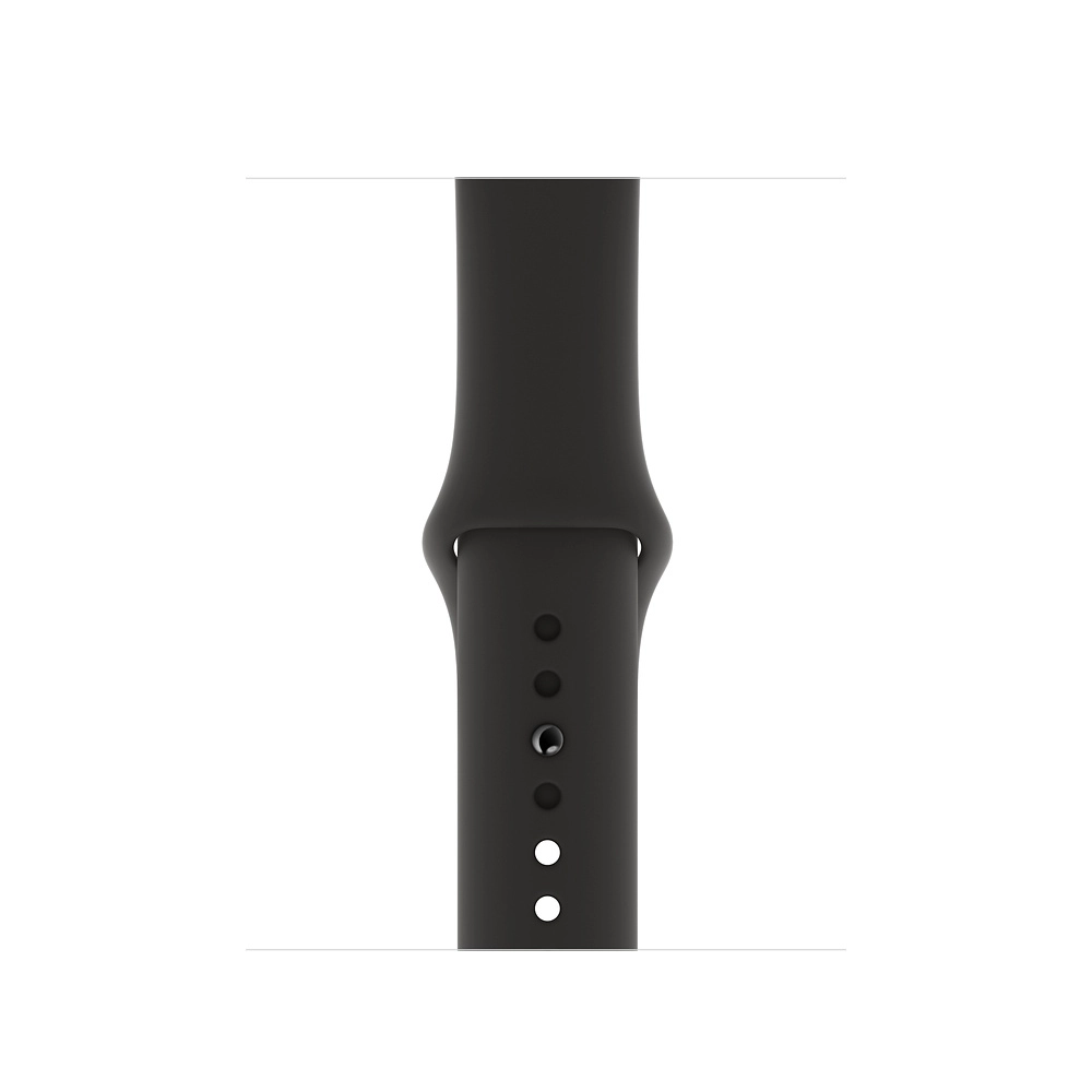 Sport Band for Apple Watch 40mm - Fluoroelastomer Pin-and-Tuck Midnight Black Small/Medium