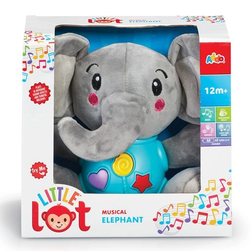Little Lot Elephant Musical Toy - 3 years+