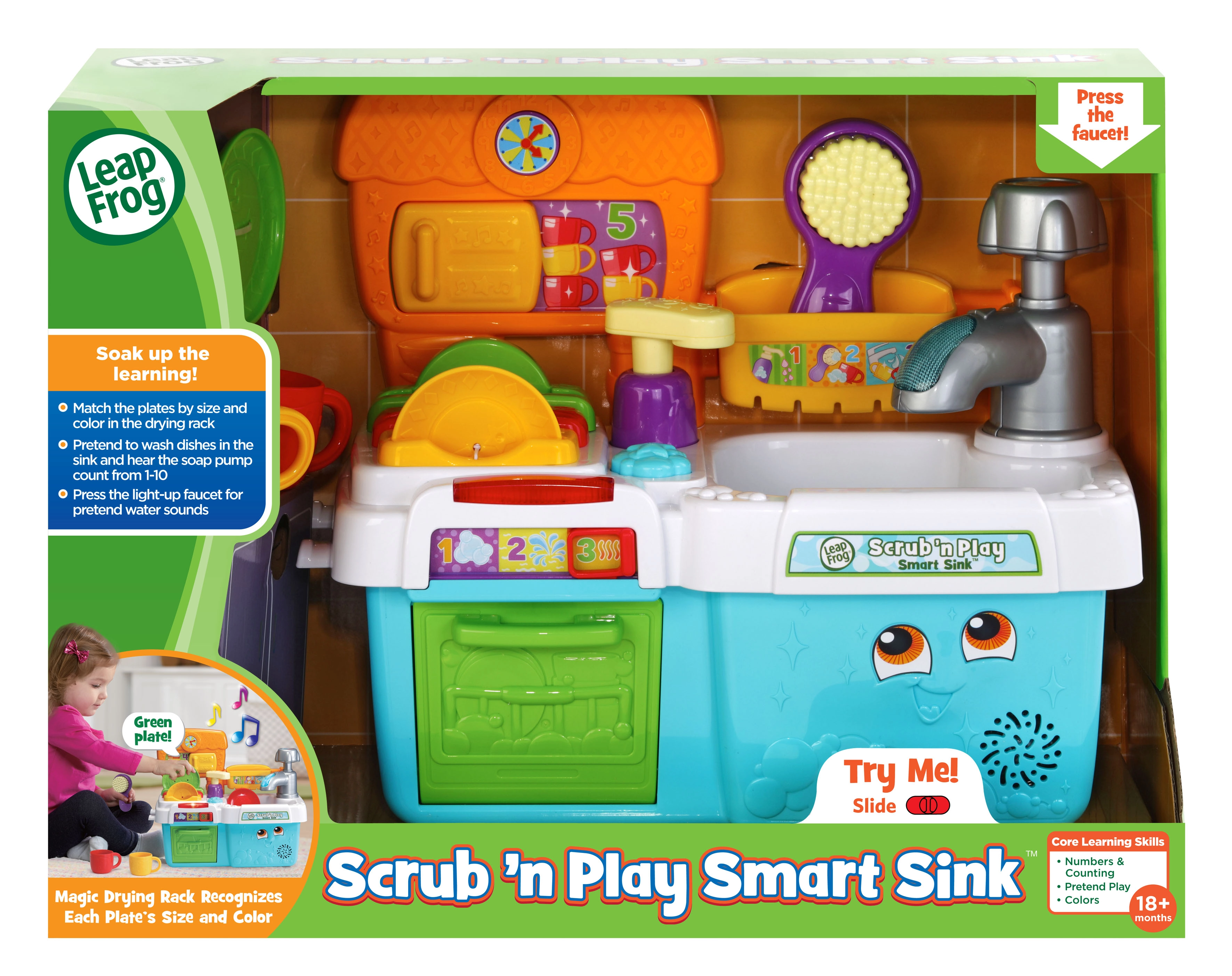 Scrub & Play Smart Sink - Suitable for 2 years & above