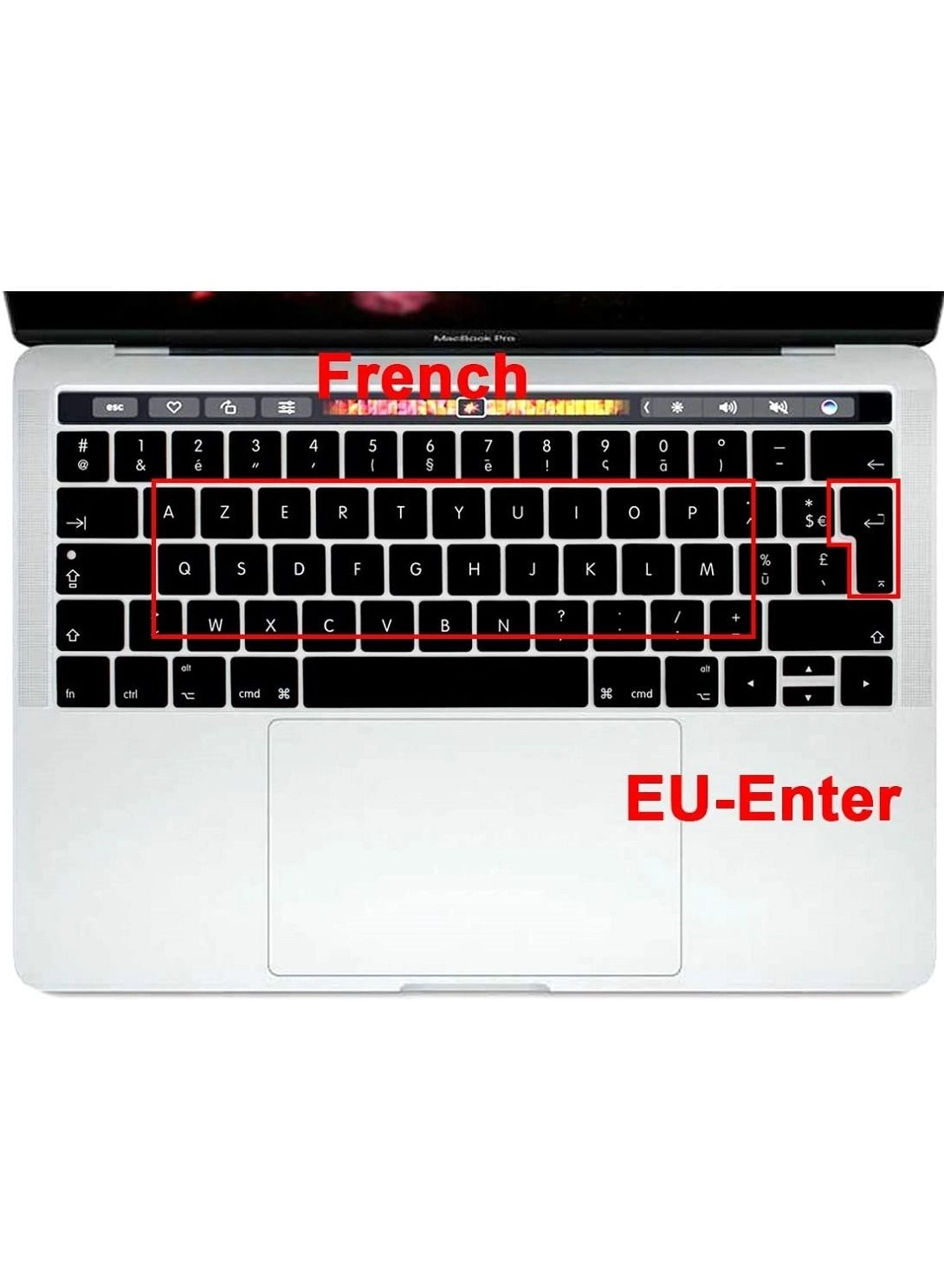 Silicone Skin Keyboard Protector - UK Layout Russian English