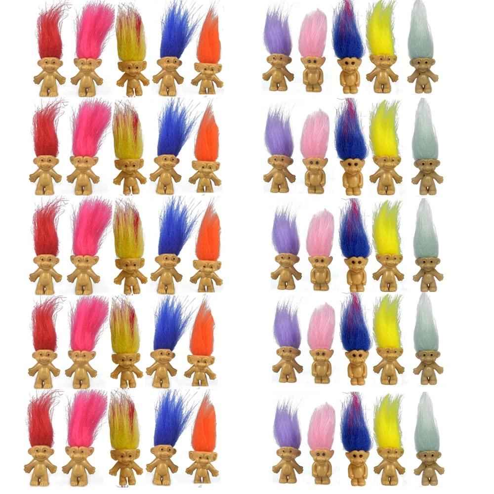 Mini Lucky Troll Dolls - 3 years and up 20 pieces (3 cm) (YT-A1)
