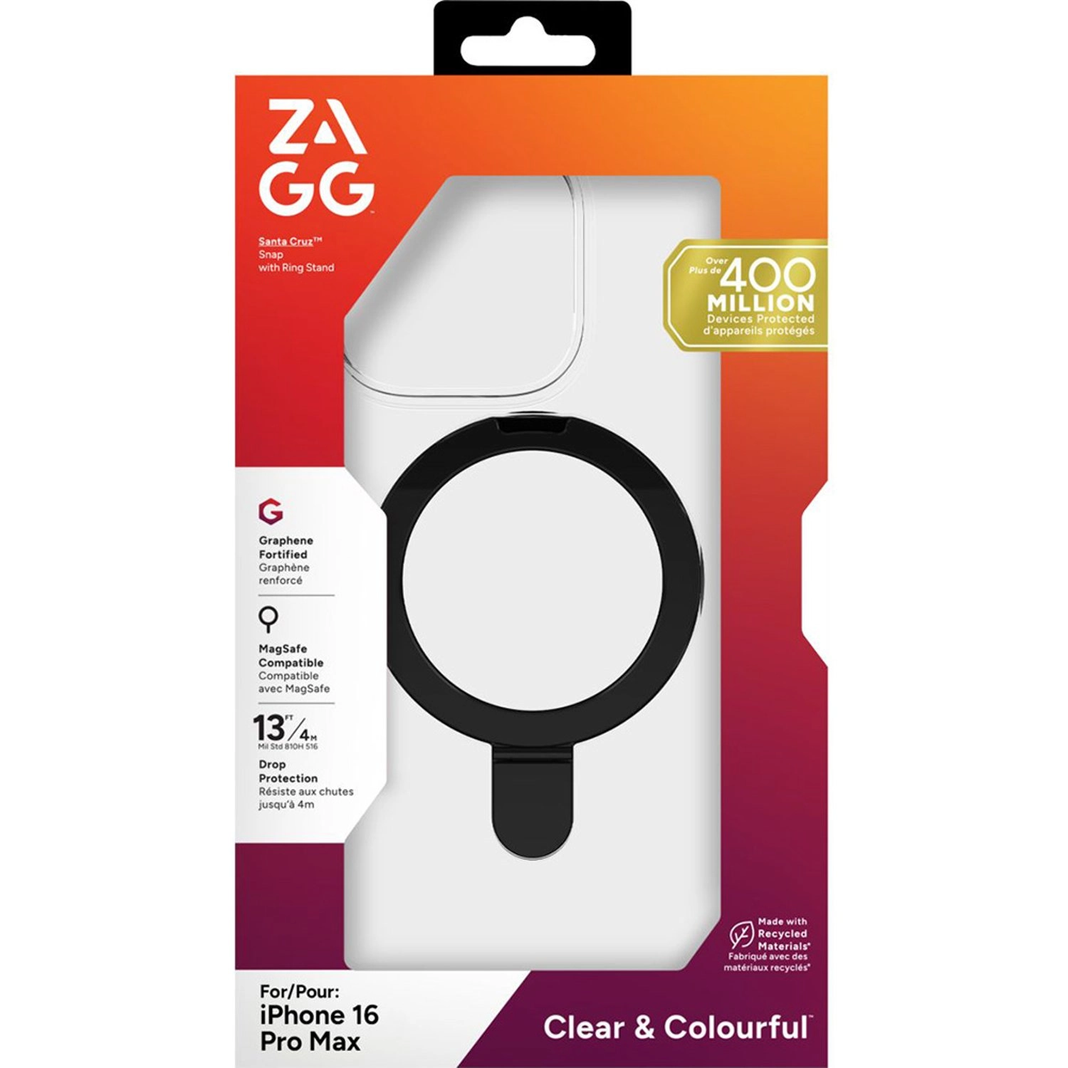 Santa Cruz Snap for Apple iPhone 16 Pro Max - Graphene Ring Stand