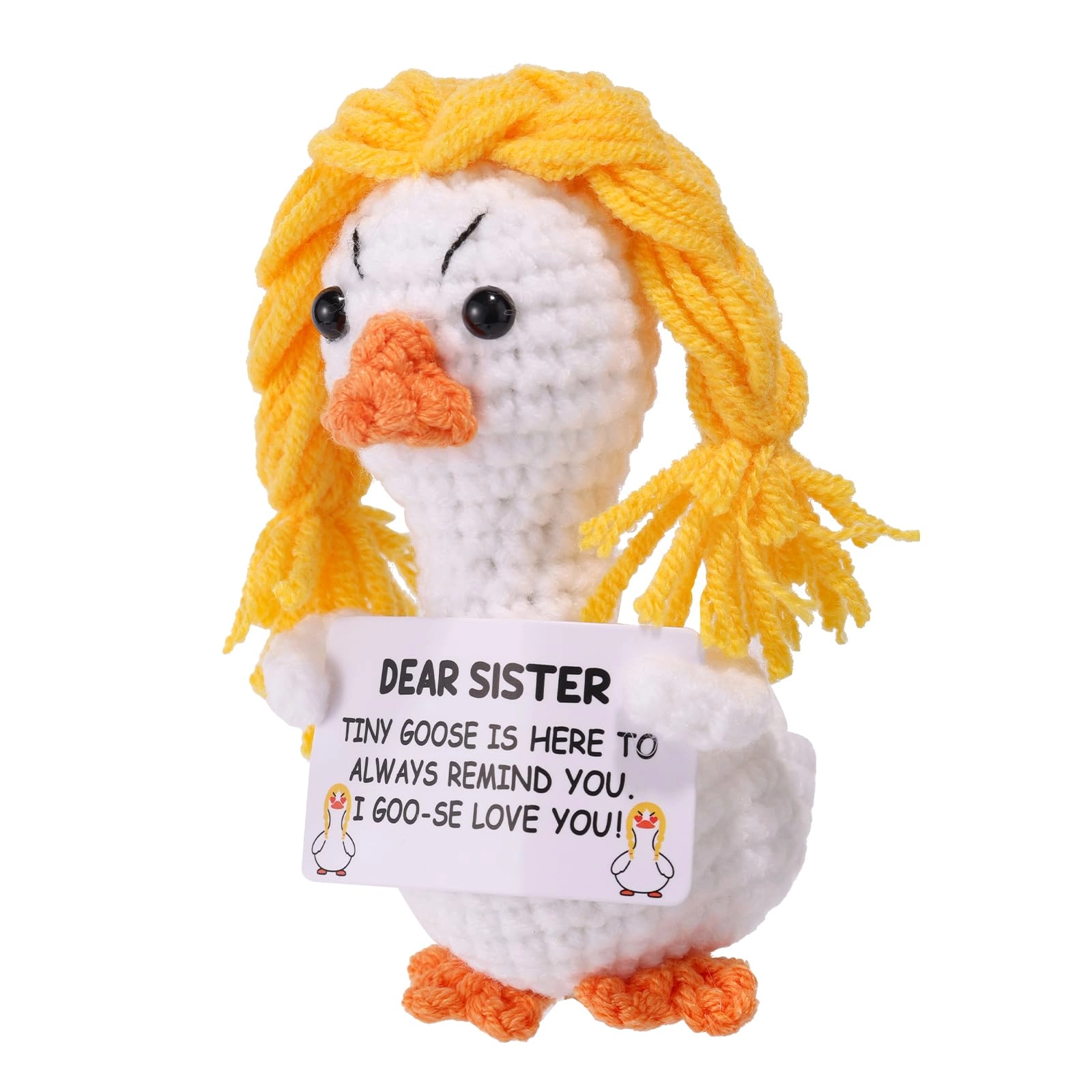 Graduation Goose Crochet - 9x8x6cm